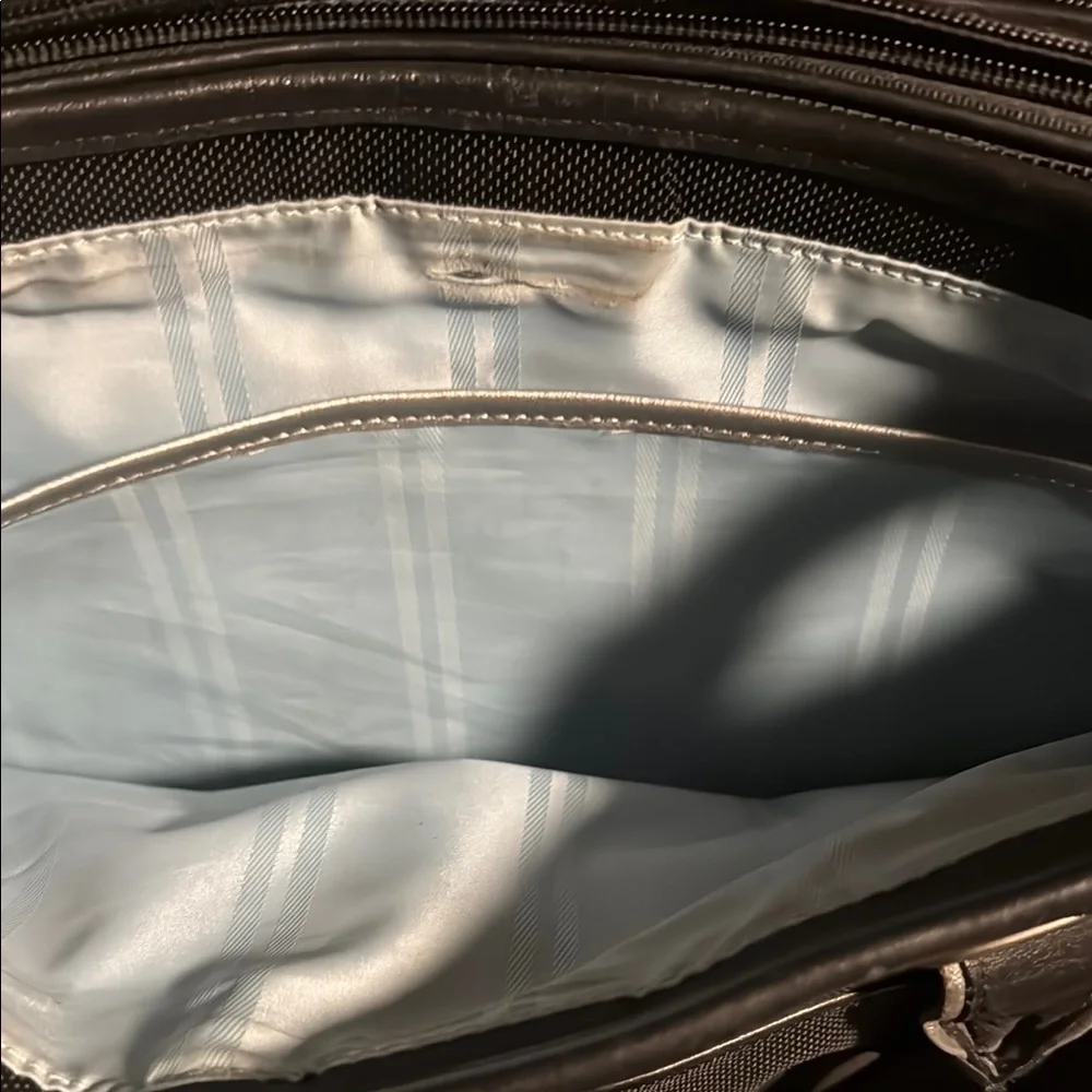 Tumi Black Laptop Bag w/handles & strap